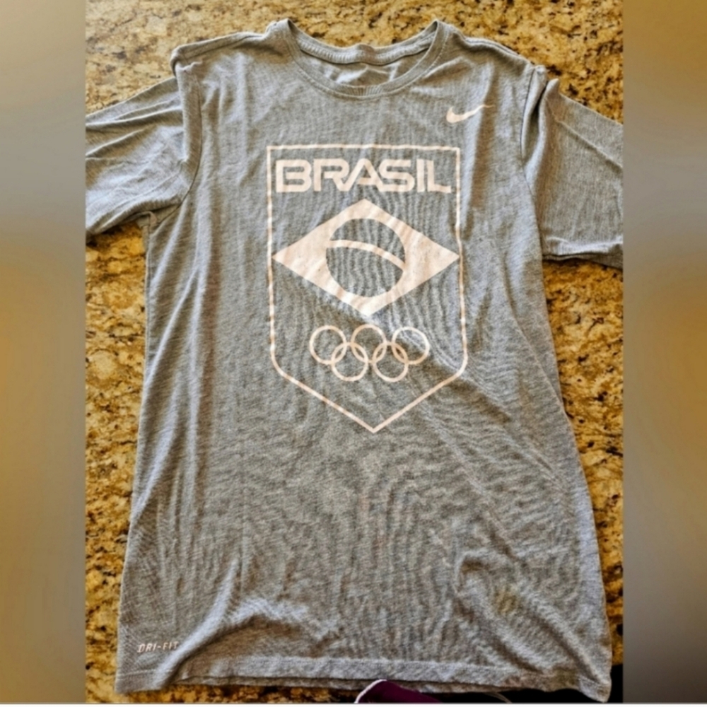 Nike Gray Brasil Graphic Tee